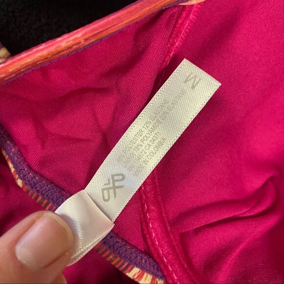 PilyQ Bohemian Rhapsody Underwire Halter Bra TopHipster Bikini Bottom Multi M - Picture 13 of 16